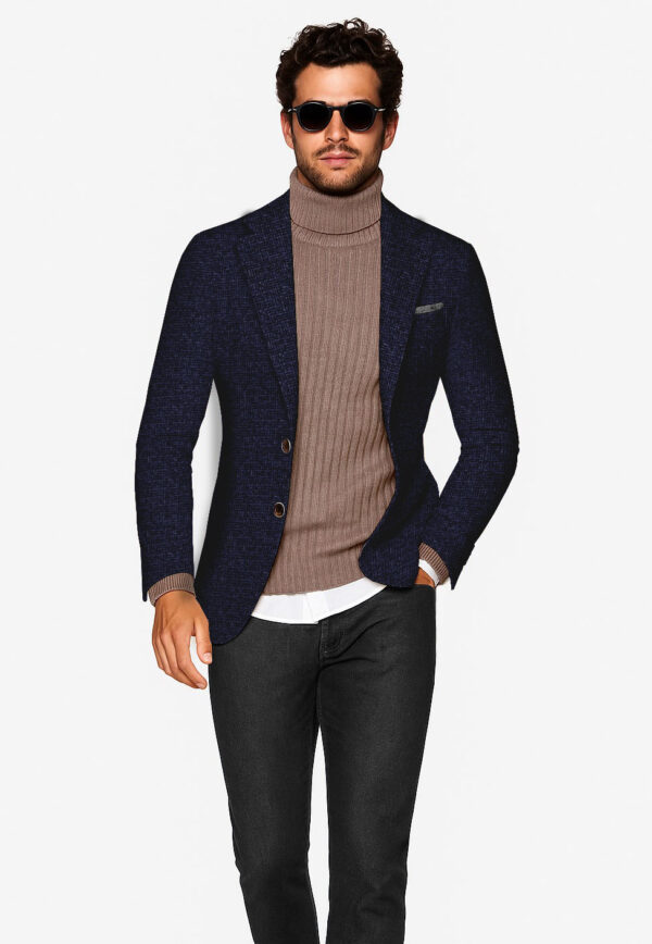 Saco tweed Lana AZUL
