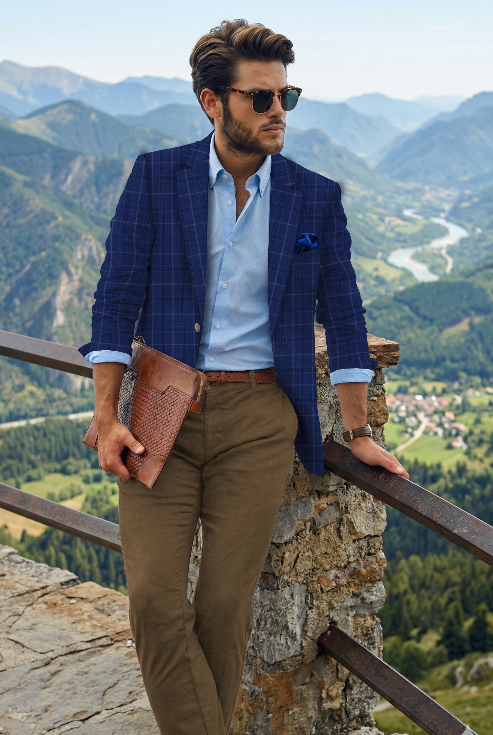 Saco Blazer CUADROS BRIT - Imagen 3